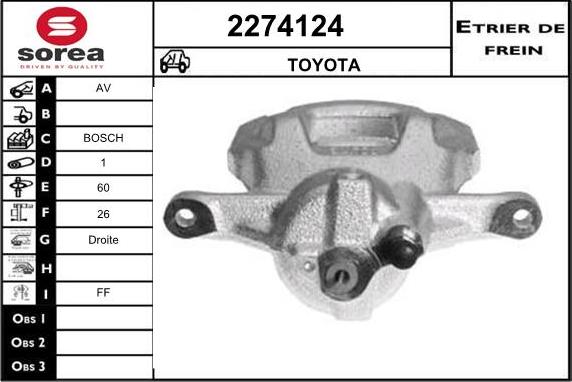 EAI 2274124 - Pinza freno autozon.pro