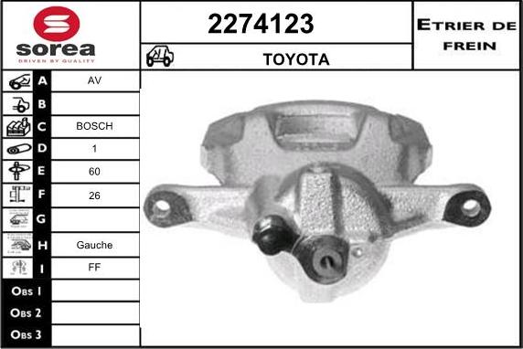 EAI 2274123 - Pinza freno autozon.pro