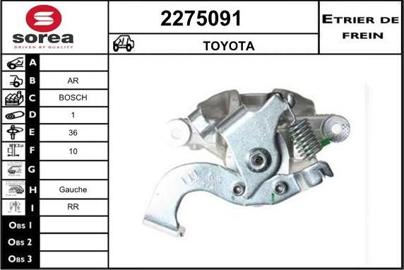 EAI 2275091 - Pinza freno autozon.pro