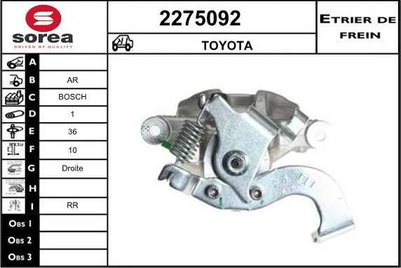 EAI 2275092 - Pinza freno autozon.pro