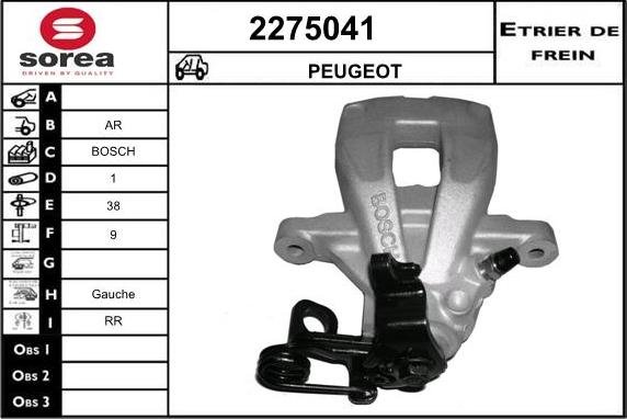 EAI 2275041 - Pinza freno autozon.pro