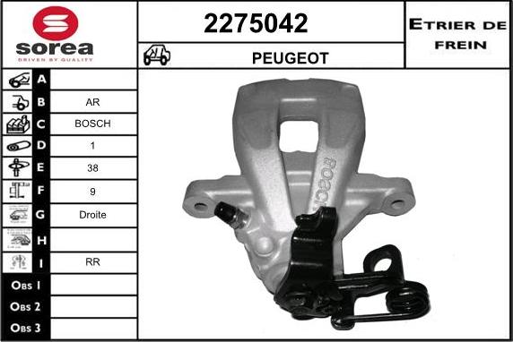 EAI 2275042 - Pinza freno autozon.pro