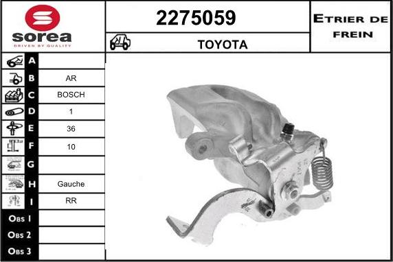 EAI 2275059 - Pinza freno autozon.pro