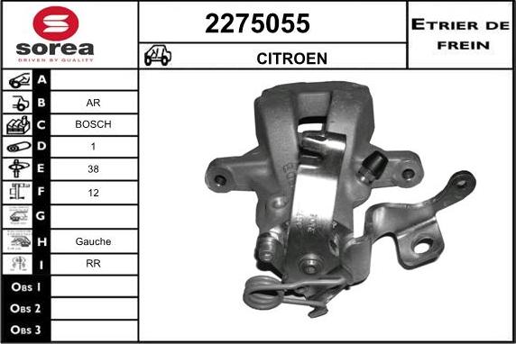 EAI 2275055 - Pinza freno autozon.pro