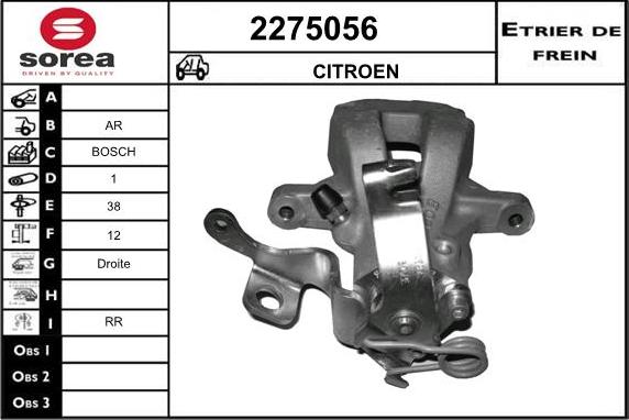 EAI 2275056 - Pinza freno autozon.pro