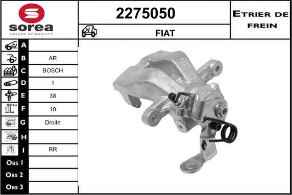 EAI 2275050 - Pinza freno autozon.pro