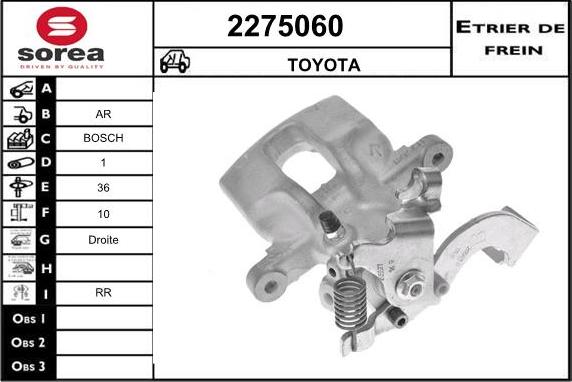 EAI 2275060 - Pinza freno autozon.pro