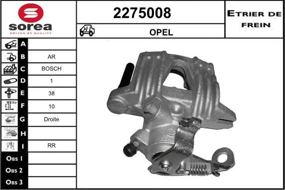 EAI 2275008 - Pinza freno autozon.pro