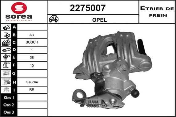 EAI 2275007 - Pinza freno autozon.pro