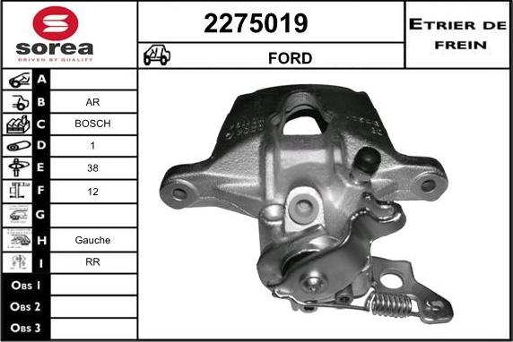 EAI 2275019 - Pinza freno autozon.pro