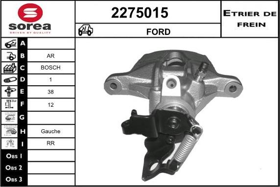 EAI 2275015 - Pinza freno autozon.pro