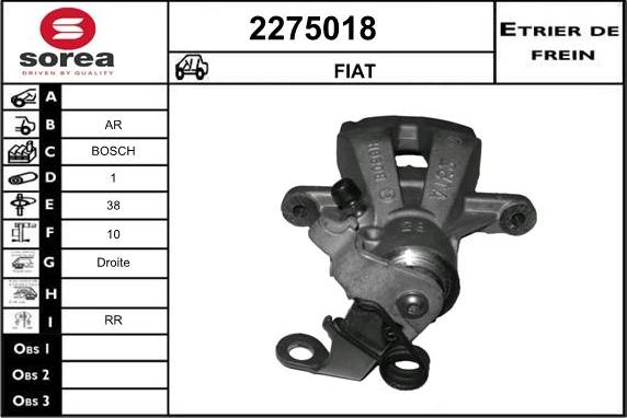 EAI 2275018 - Pinza freno autozon.pro