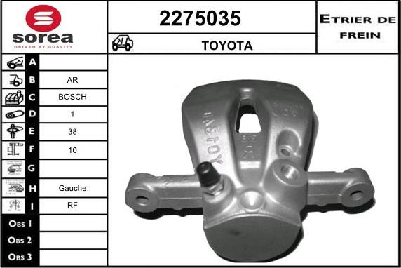 EAI 2275035 - Pinza freno autozon.pro