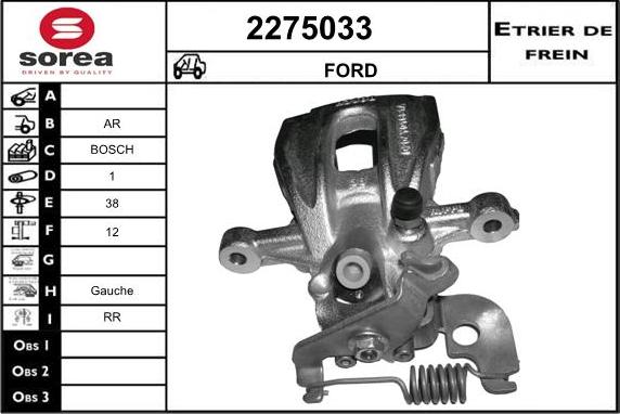 EAI 2275033 - Pinza freno autozon.pro