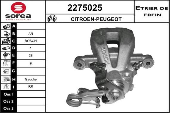 EAI 2275025 - Pinza freno autozon.pro