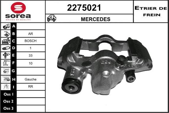 EAI 2275021 - Pinza freno autozon.pro