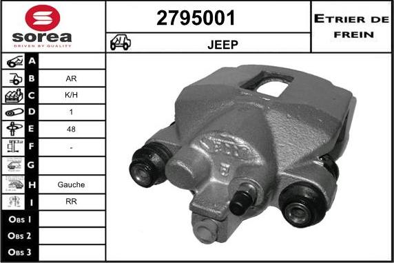 EAI 2795001 - Pinza freno autozon.pro