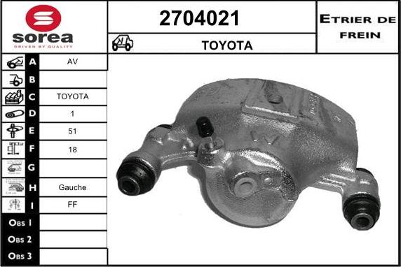 EAI 2704021 - Pinza freno autozon.pro