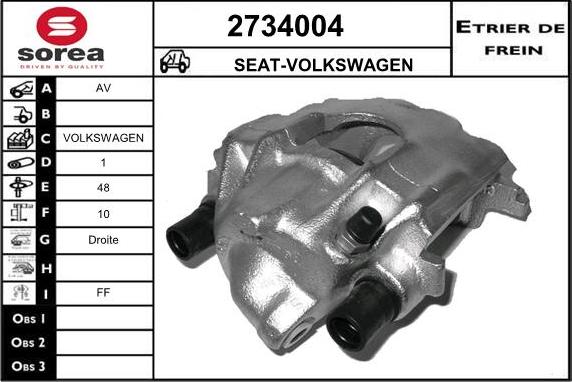 EAI 2734004 - Pinza freno autozon.pro