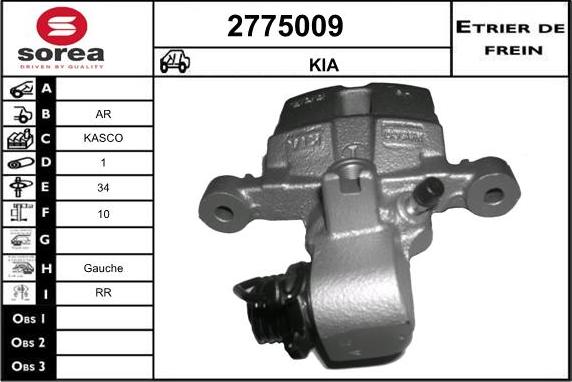 EAI 2775009 - Pinza freno autozon.pro