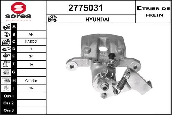 EAI 2775031 - Pinza freno autozon.pro