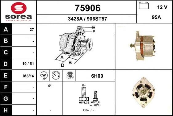 EAI 75906 - Alternatore autozon.pro