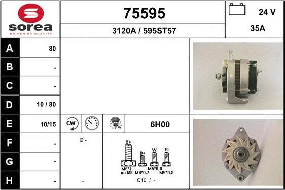 EAI 75595 - Alternatore autozon.pro