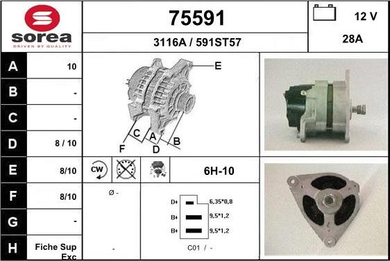 EAI 75591 - Alternatore autozon.pro