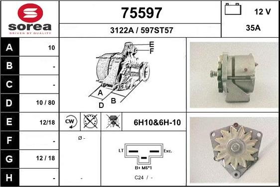 EAI 75597 - Alternatore autozon.pro