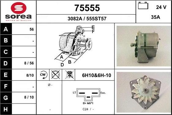 EAI 75555 - Alternatore autozon.pro