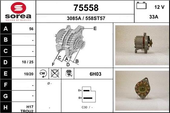 EAI 75558 - Alternatore autozon.pro