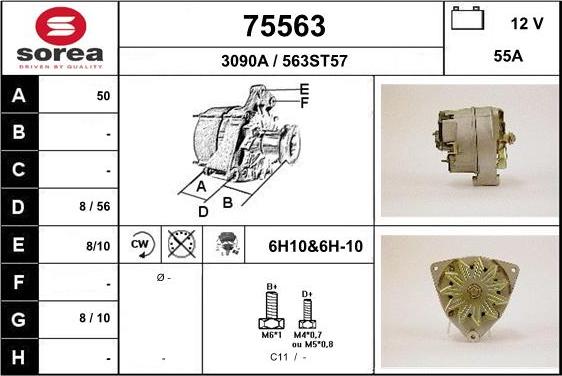 EAI 75563 - Alternatore autozon.pro