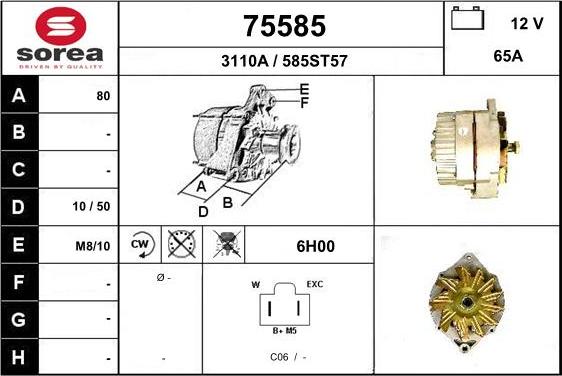 EAI 75585 - Alternatore autozon.pro