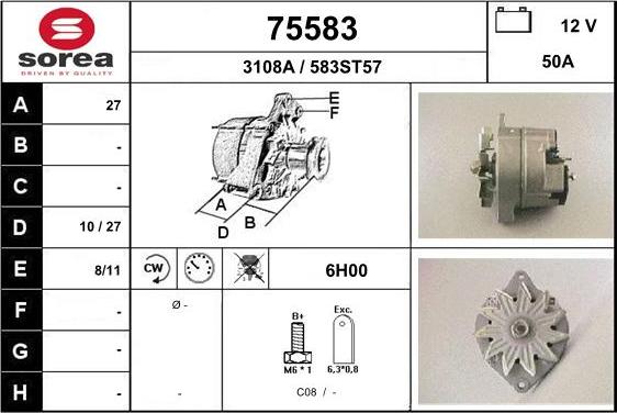 EAI 75583 - Alternatore autozon.pro