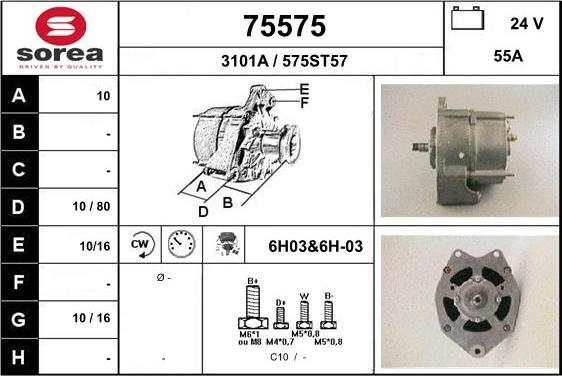 EAI 75575 - Alternatore autozon.pro