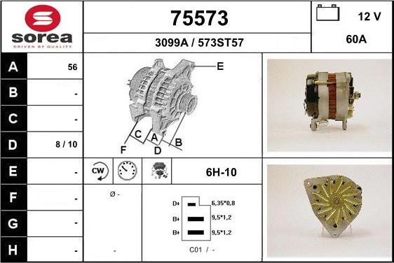 EAI 75573 - Alternatore autozon.pro