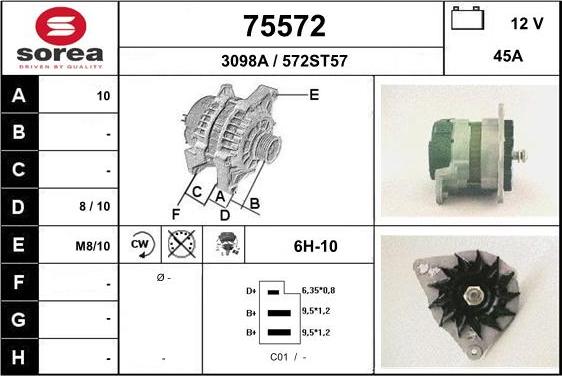 EAI 75572 - Alternatore autozon.pro