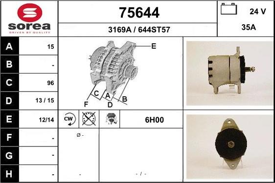 EAI 75644 - Alternatore autozon.pro