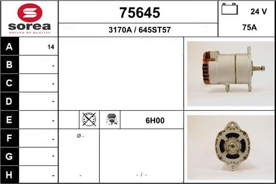 EAI 75645 - Alternatore autozon.pro