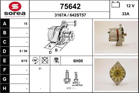 EAI 75642 - Alternatore autozon.pro