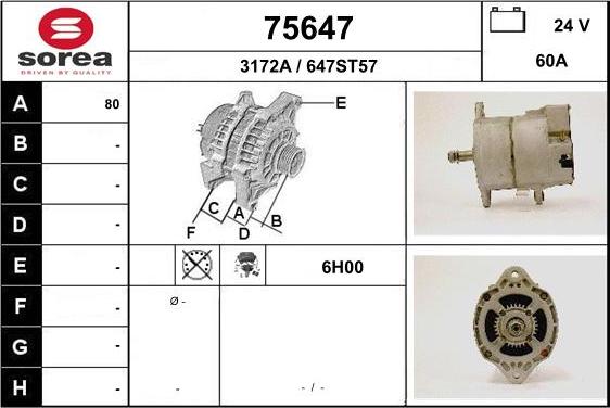 EAI 75647 - Alternatore autozon.pro