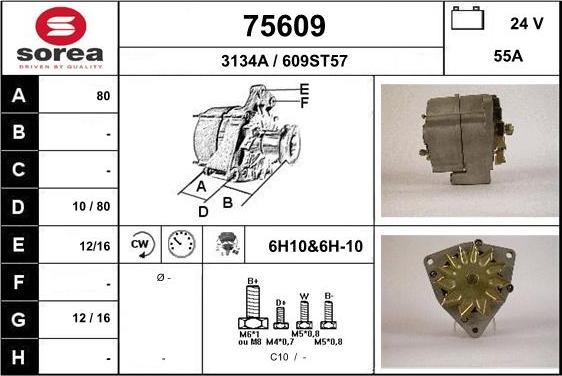 EAI 75609 - Alternatore autozon.pro