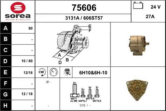 EAI 75606 - Alternatore autozon.pro