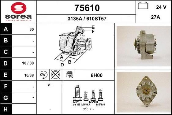 EAI 75610 - Alternatore autozon.pro