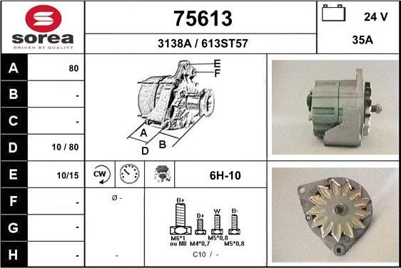 EAI 75613 - Alternatore autozon.pro