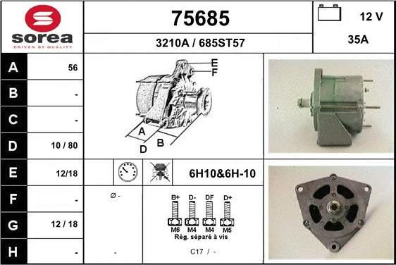 EAI 75685 - Alternatore autozon.pro