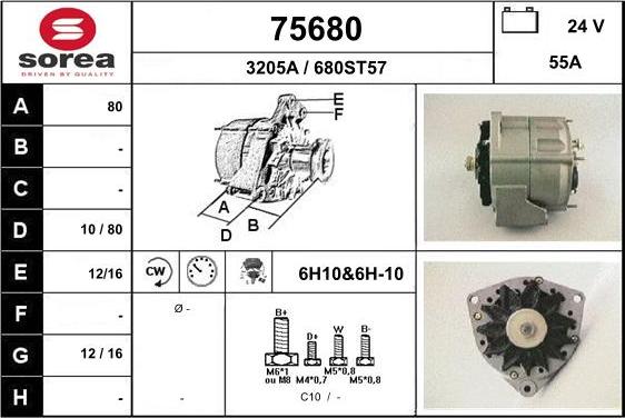 EAI 75680 - Alternatore autozon.pro