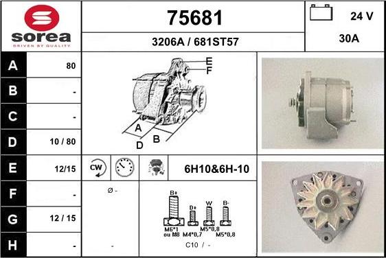 EAI 75681 - Alternatore autozon.pro