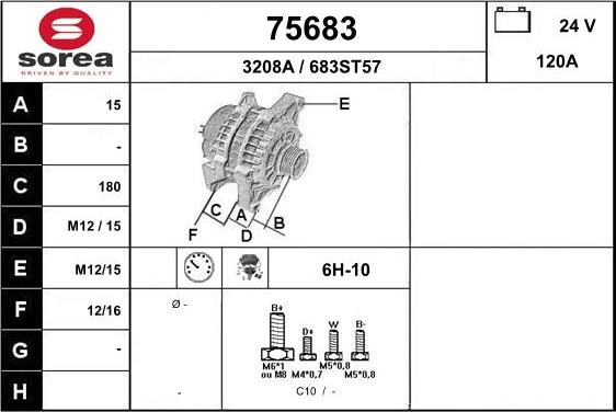 EAI 75683 - Alternatore autozon.pro