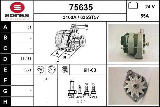 EAI 75635 - Alternatore autozon.pro